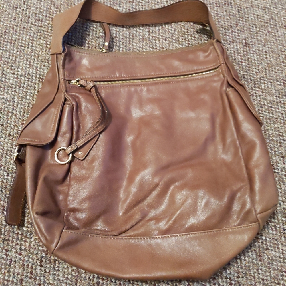 Abro Brown Tote Bag
